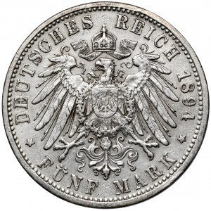 Baden, 5 marek 1894-G, Karlsruhe