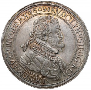 Rakousko, Rudolf II, Thaler 1609, Hall