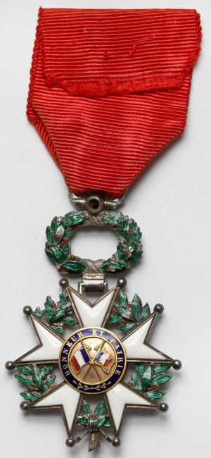 France, National Order of the Legion of Honor cl.V - bachelor's with diamonds
