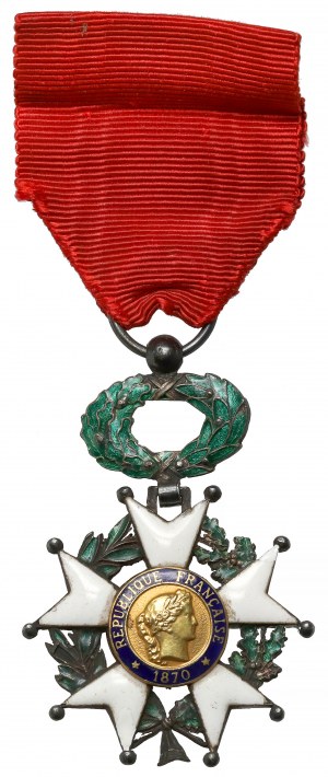 France, National Order of the Legion of Honor cl.V - bachelor's.