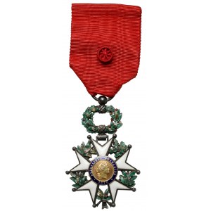 Francja, Order Narodowy Legii Honorowej kl.V / IV (?) - kawalerski / oficerski (?)