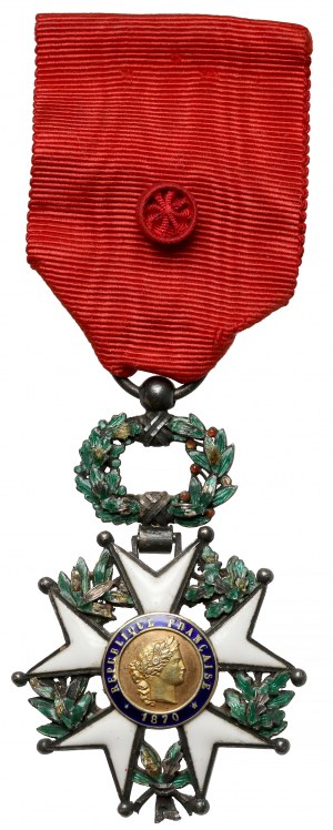 Francja, Order Narodowy Legii Honorowej kl.V / IV (?) - kawalerski / oficerski (?)