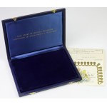 Iran, 2500 lat Monarchii AH1350 (1971) - ZŁOTO i srebro w etui