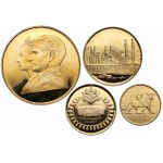 Iran, 2500 lat Monarchii AH1350 (1971) - ZŁOTO i srebro w etui
