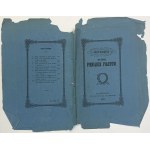 Okładka wydawnicza do tablic Pieniądze Piastów Stronczyński 1847 r.