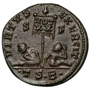 Konstantyn II (337-340 n.e.) Follis, Tessaloniki