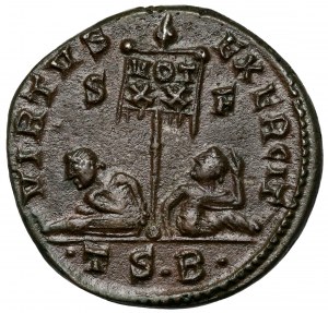 Konštantín II (337-340 n. l.) Follis, Solún