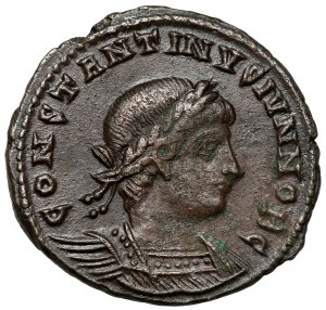Konstantin II (337-340 n. l.) Follis, Alexandrie