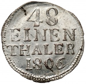 Sachsen, Friedrich August III., 1/48 Taler 1806-H