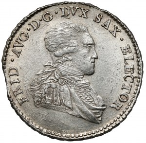 Saksonia, Friedrich August III, 1/6 talara 1804 IEC
