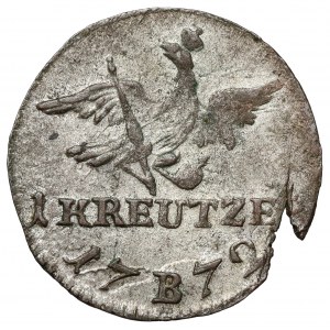 Śląsk, Fryderyk II Wielki, Krajcar 1772-B, Wrocław