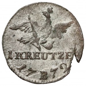 Schlesien, Friedrich II. der Große, Krajcar 1772-B, Wrocław