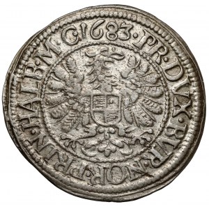 Brandenburg-Ansbach, Johann Friedrich, Groschen 1683 LM