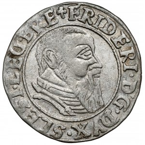 Śląsk, Fryderyk II, Grosz 1544, Legnica