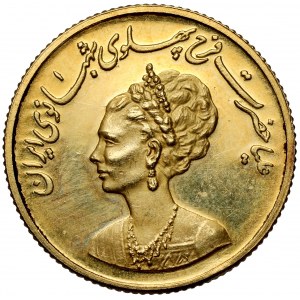 Iran, Farah Pahlavi, ZŁOTO medal AH1352 (1972)