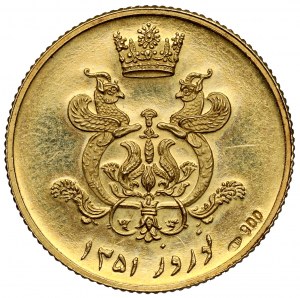 Iran, Farah Pahlavi, GOLD-Medaille AH1352 (1972)