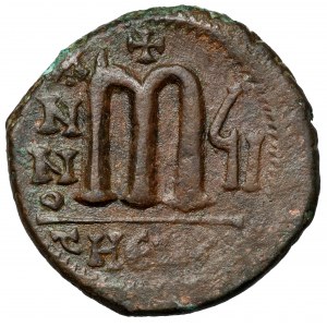 Tyberiusz II Konstantyn (578-582 n.e.) Follis, Antiochia