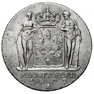 Prusy, Friedrich Wilhelm III, Talar 1807-A, Berlin