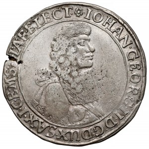 Saksonia, Johann Georg II, 1/3 talara 1666 HI