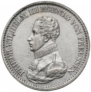 Prusko, Friedrich Wilhelm III, Thaler 1818-A, Berlín