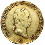 Austria, Franciszek I, 3 krajcary 1826-A, Wiedeń - pozłocone
