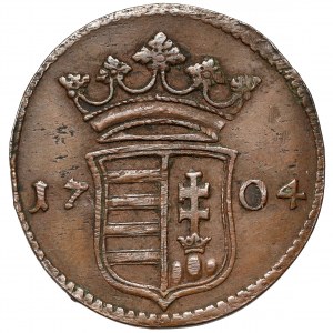 Hungary, Francis II Rákóczi, 10 poltura 1704