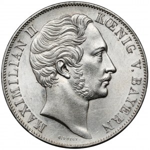 Bavorsko, Maxmilián II., 2 guldenů 1855