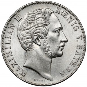 Bavorsko, Maxmilián II., 2 guldenů 1855