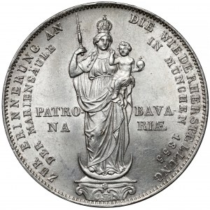 Bawaria, Maximilian II, 2 guldeny 1855