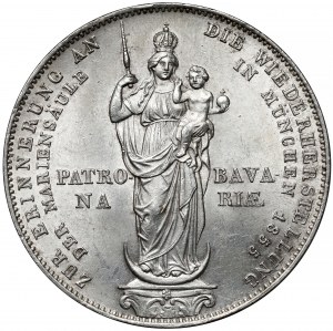 Bawaria, Maximilian II, 2 guldeny 1855