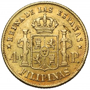 Filipiny, Izabela II, 4 peso 1864
