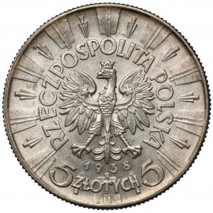 Piłsudski 5 złotych 1938