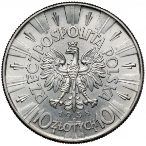 Piłsudski 10 złotych 1938