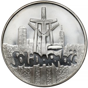 100,000 zloty 1990 Solidarity - variety A