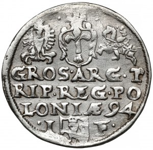 Žigmund III Vasa, Trojak Olkusz 1594 - RARE