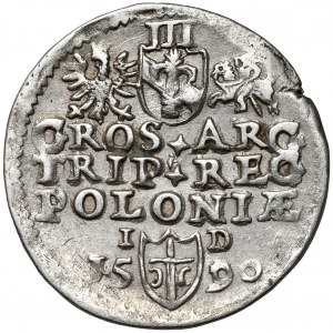 Zygmunt III Vasa, Trojak Olkusz 1590 ID - Przegonia