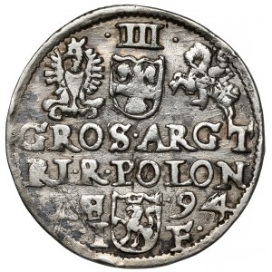 Zygmunt III Waza, Trojak Olkusz 1594