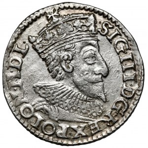Zygmunt III Waza, Trojak Olkusz 1593 - nieujęta odmiana