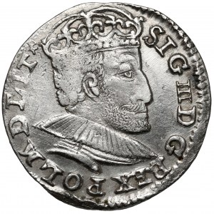 Zygmunt III Waza, Trojak Olkusz 1591 - ozdobna - znak
