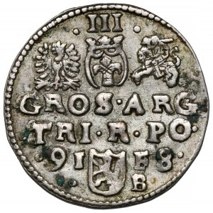 Zygmunt III Waza, Trojak Bydgoszcz 1598 - B nisko - rzadki