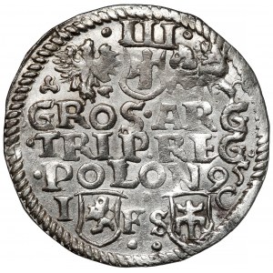 Zygmunt III Waza, Trojak Bydgoszcz 1595 - bez haków