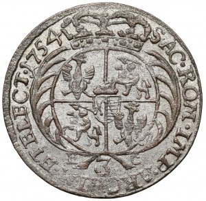 August III Saxon, Troika Leipzig 1754 EC - efraimek