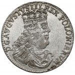 August III Sas, 1/2 szóstaka (Trojak) Lipsk 1753 - 1/2 Sz - rzadki