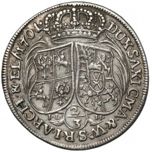 August II Mocny, Gulden (2/3 talara) 1701 ILH, Drezno