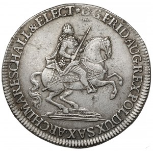 August III Sas, Półtalar wikariacki 1741, Drezno