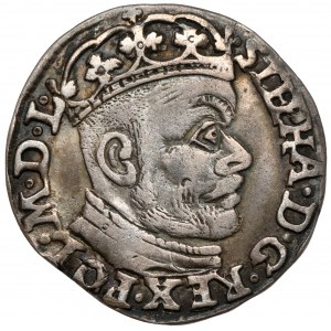 Stefan Batory, Trojak Olkusz 1584 ID - inicjały GH