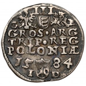Stefan Batory, Trojak Olkusz 1584 ID - inicjały GH