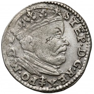 Stefan Batory, Trojak Wilno 1585 - herb Lis
