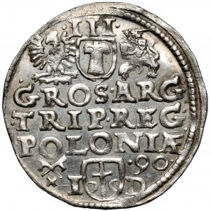 Zygmunt III Waza, Trojak Poznań 1590 ID
