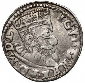 Zygmunt III Waza, Trojak Poznań 1595 - ciekawy